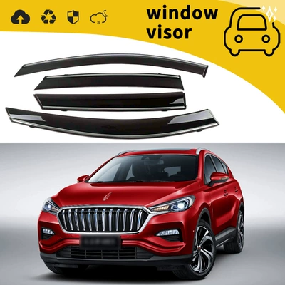 door rain shield | Rain shield - 19-e-hs3plastic-bright-strip-hook-adhesive-4