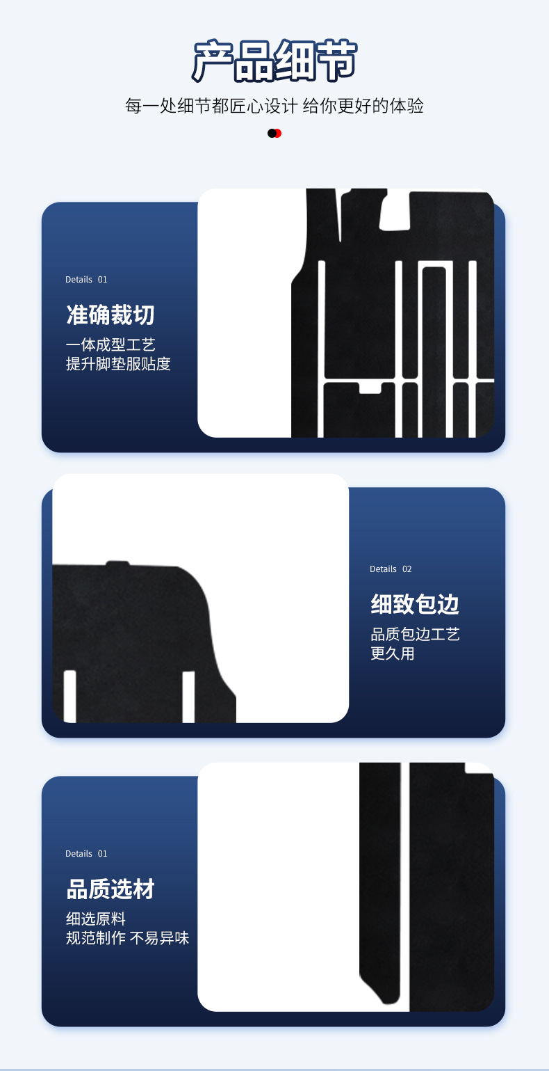 Suitable for Zeekr Mix-25 Style Zeekr Nylon Car Floor Mats, Anti-Wear and Easy-To-Clean Velvet Car Floor Mats