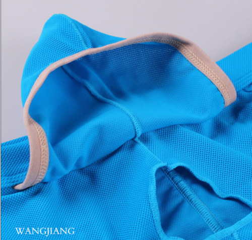 WJ/wangjiang men's underwear, bag separation and holes, sexy low-waist breathable mesh briefs wholesale