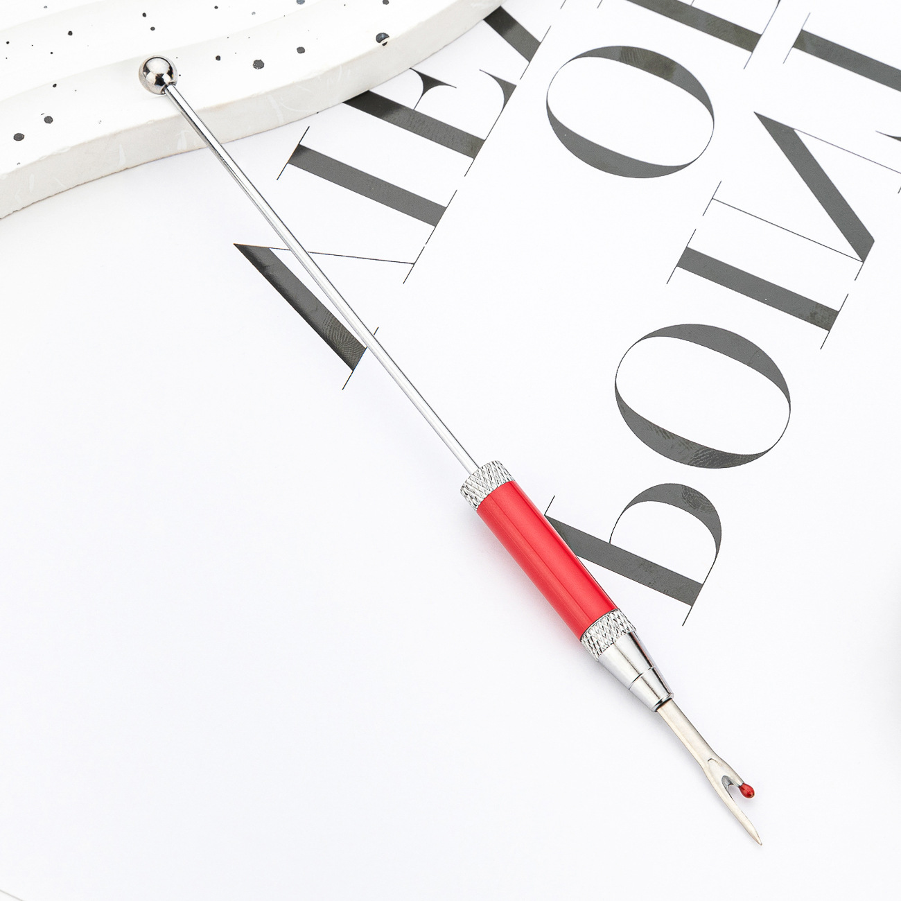 Herramientas auxiliares de desmantelamiento de hilo de ropa de desmantelamiento de hilo, picador de hilo de bordado cruzado, artefacto de desmantelamiento de hilo de cuentas DIY hecha a mano