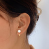 Advanced earrings, European style, high-quality style, wholesale, simple and elegant design