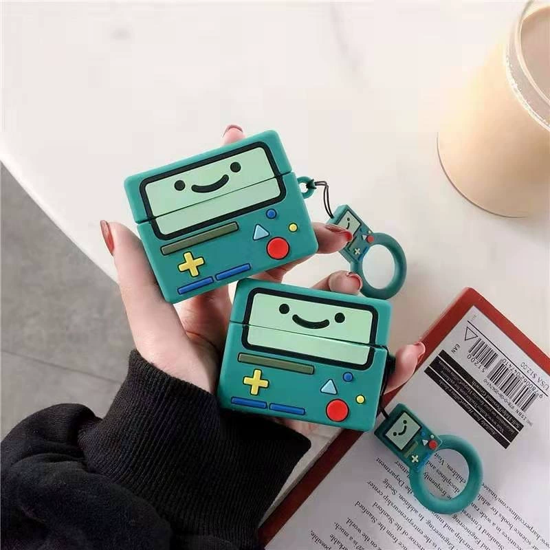 Яблочное защитное чехол из силикона совместимый с брендом милые наушники, bluetooth