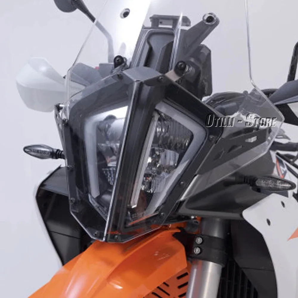Cross-border exclusive use of 790/890 Adventure/R motorcycle accessories modified headlight transparent protective cover
