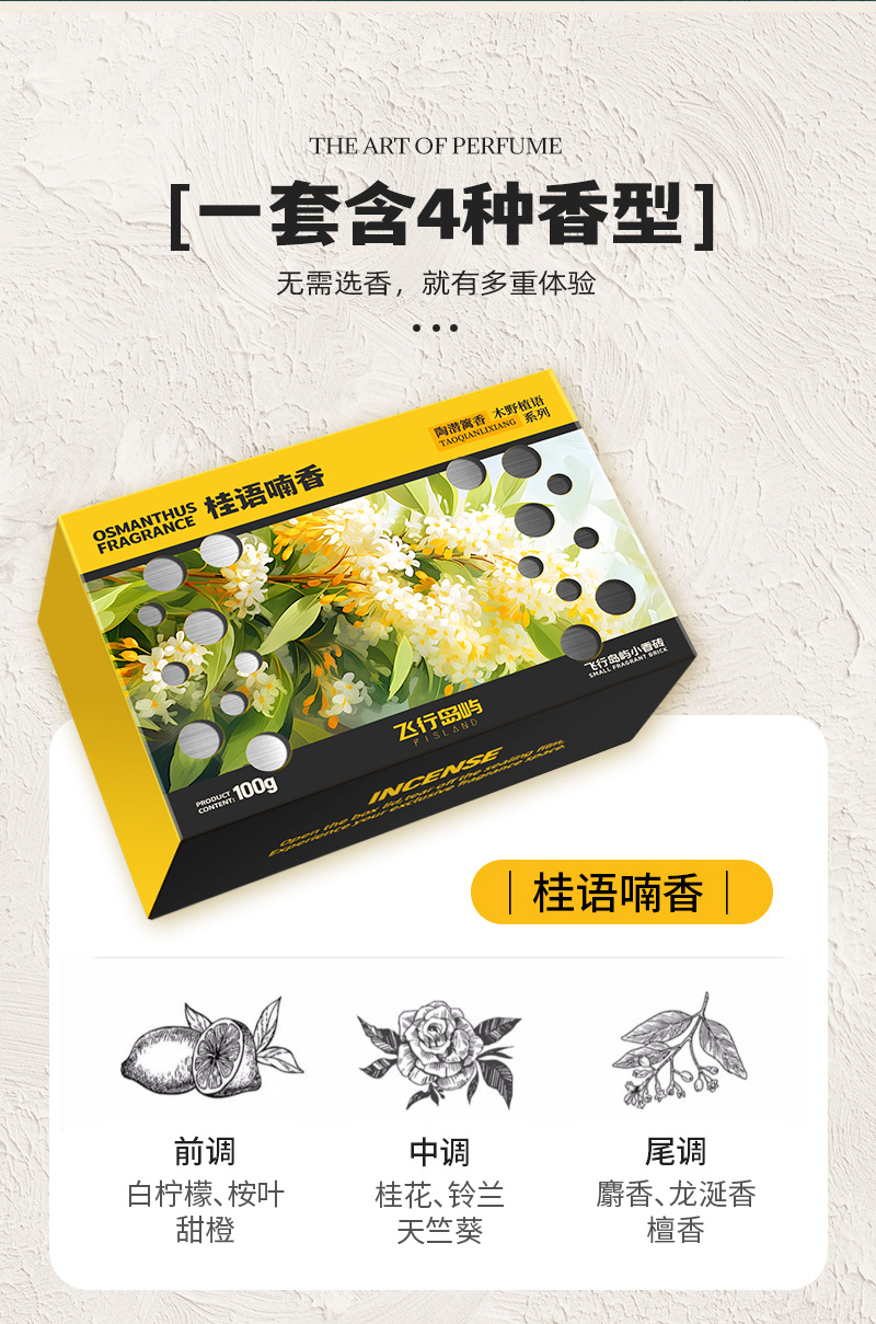 Car Aromatherapy Balm, Hidden Long-Lasting Fragrance, Odor Removal, Large-Capacity Seat-Type Fragrance Brick, Three-Dimensional Plant Balm