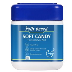 POLLYQUEEN晚安γ-氨基丁酸凝胶糖果营养易吸收氨基丁酸睡眠糖果