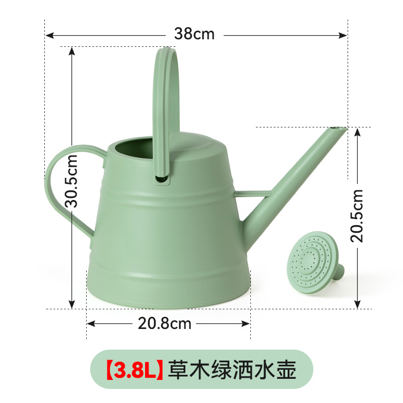 Olla de riego del hogar olla de riego engrosada olla de riego grande olla de riego de plástico boca larga olla de riego de jardinería