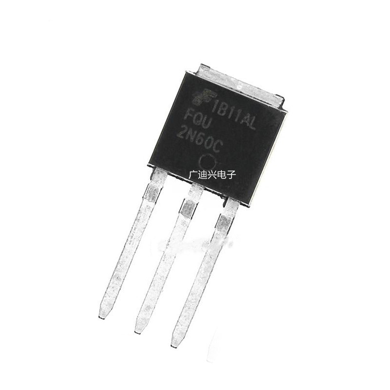 直插 TO-251 原装进口 FQU2N60CTU 2N60C 600V2A场效应管 FQU2N60