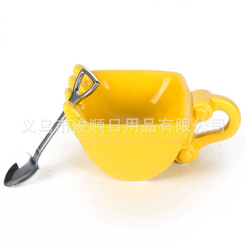 Digger taza de café divertido beber taza de café cubo taza de la torta taza creativa taza