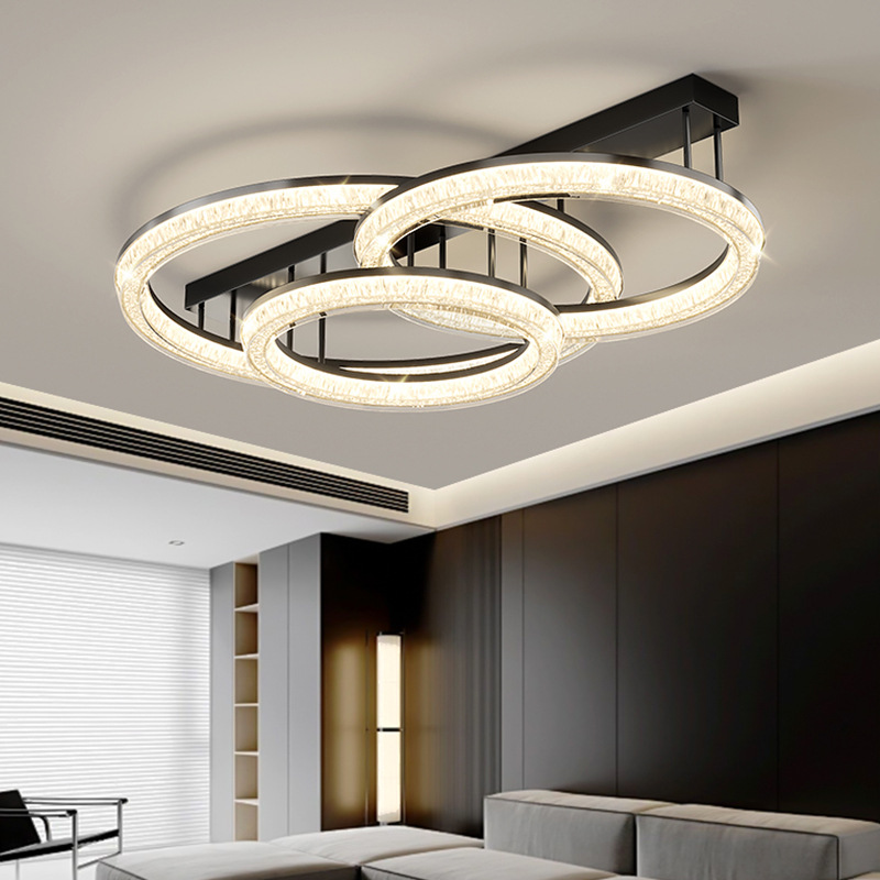 [Selección estricta] sala de estar minimalista italiana atmósfera doméstica de espectro completo para proteger los ojos en 2025 nuevo techo moderno y simple