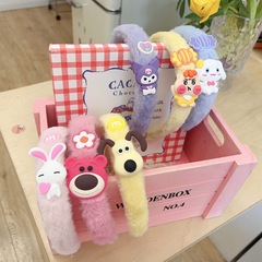 秋冬毛絨發箍匠心兒童卡通海綿頭箍可愛女生新款頭飾甜美童趣髮飾