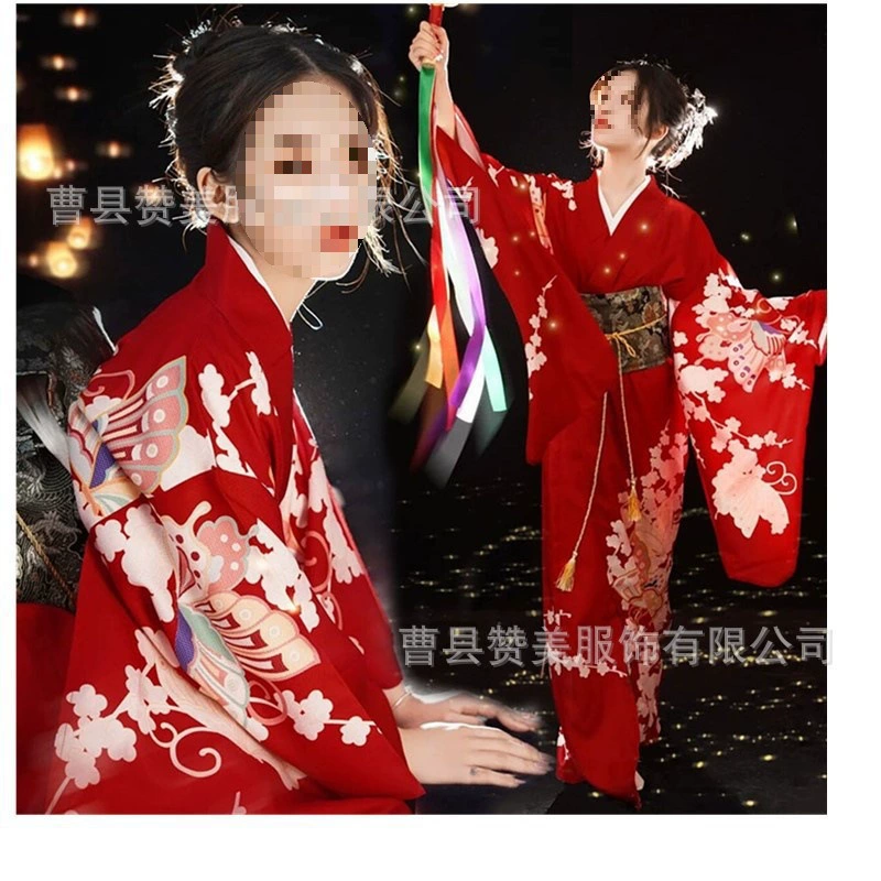 Женская улучшенная весенняя уличная портретная юката в китайском стиле