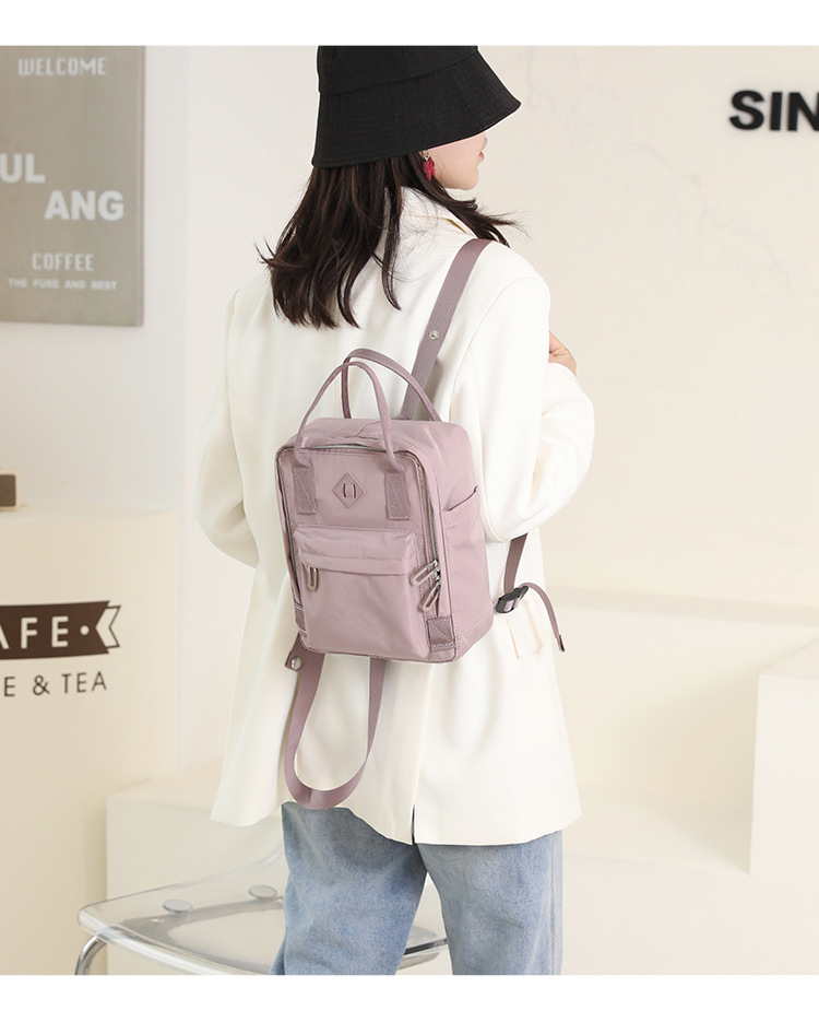 Spring 2025 new women's fashion trend backpack, large-capacity water-resistant backpack, outdoor travel handbag undefined