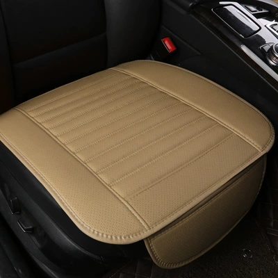 Leather Seat Cushion, Seat cushion, seat cover - warm-rice-leaflet