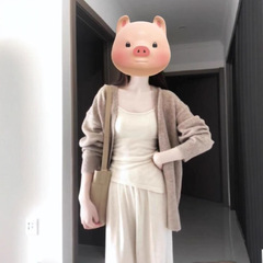 韩版hiphop开衫毛衣女春秋宽松慵懒风软糯温柔休闲百搭针织衫上衣