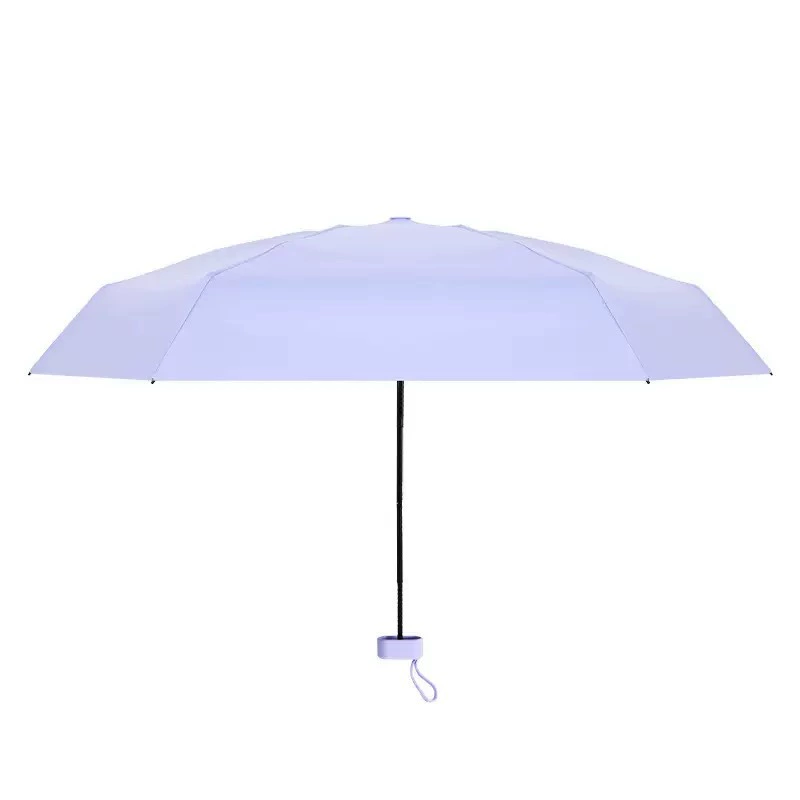 Small handheld umbrella, capsule solar-powered, sun protection, UF-protection