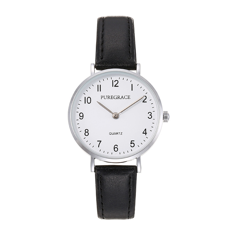 2025学生腕時計鋼ベルトデジタル夜光ファッション静音指針式二針かわいい石英時計5018