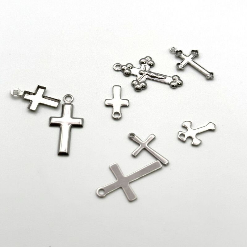 Wholesale Stamped Stainless Steel Cross Small Pendant Earrings Thin Small Tag Cross Piece DIY Jewelry Accessories Wholesale Stamped Stainless Steel Cross Small Pendant Earrings Thin Small Tag Cross Piece DIY Jewelry Accessories
