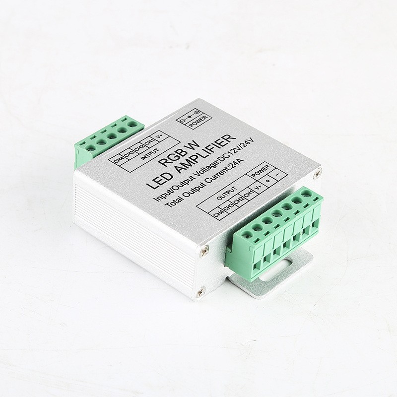 RGBW amplificador de señal amplificador de potencia LED controlador directo fábrica alta potencia luz con relé