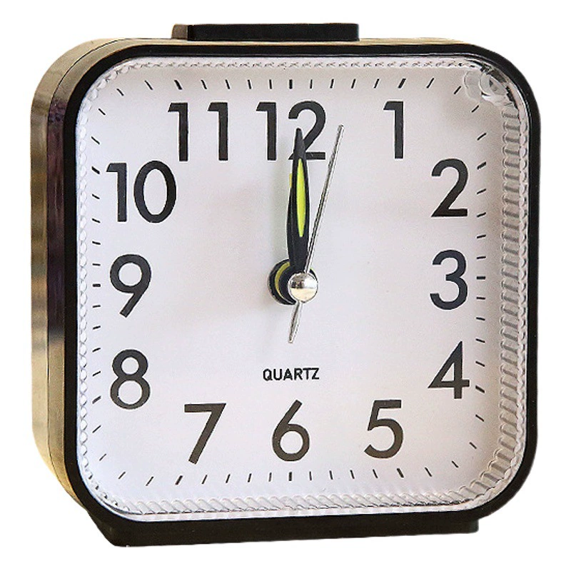 Квадратные простые трехмерные модные украшения для дома, ночник, будильник, студенческие цифровые креативные маленькие часы, прямая продажа с фабрики