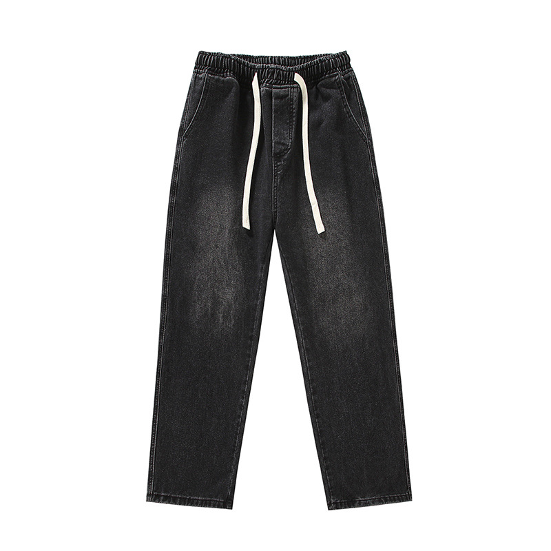 Men's Clothing Blue retro jeans men's summer thin pants trendy brand boys_voghion.com