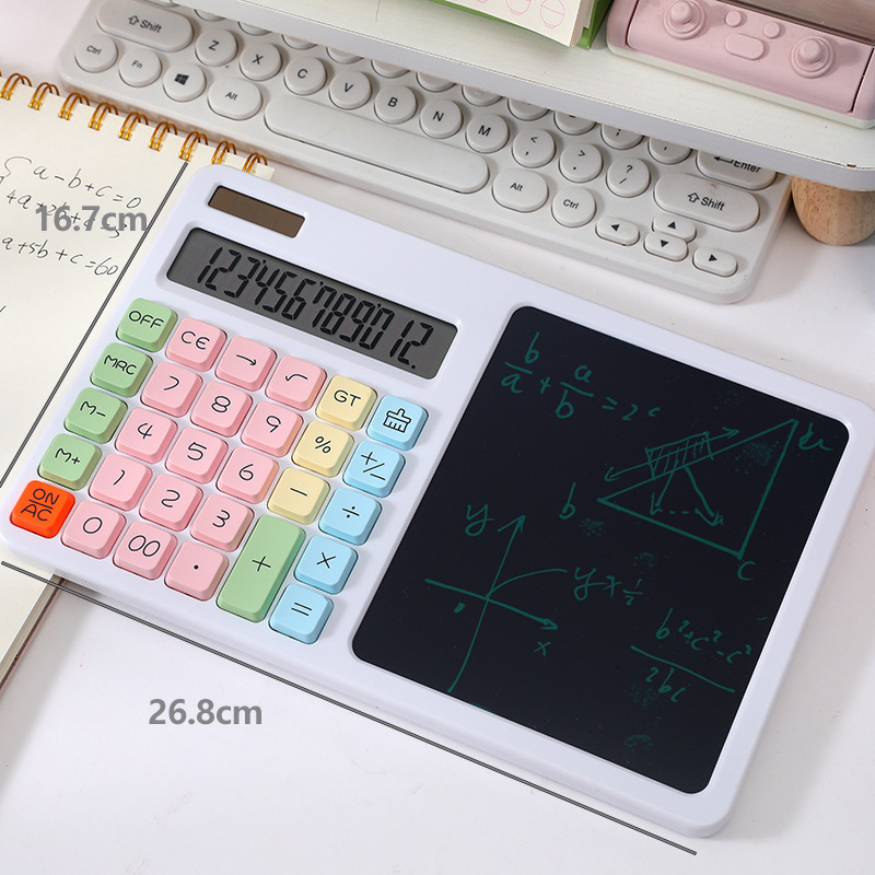 スマート手書きボード電卓多機能金融オフィス試験コンピュータ高価値カラフルな大画面コンピュータ|undefined