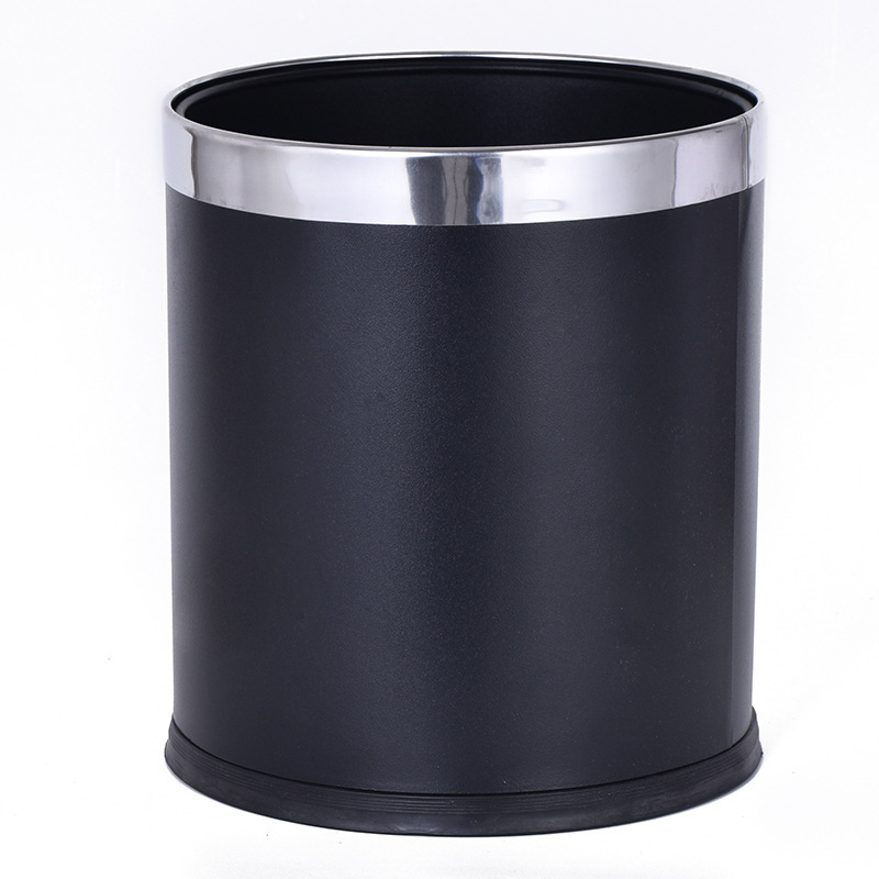 Hotel Room Trash Can Large Square Round Bathroom Hotel Flame Retardant Home Office Small Plastic Bucket