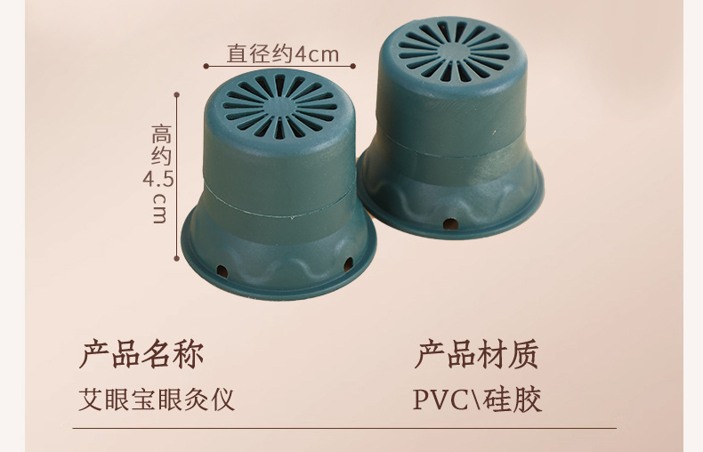 Eye Moxibustion Device Home Warm Eye Care Tool with Moxa Stick Holder for Adults and Children preparation