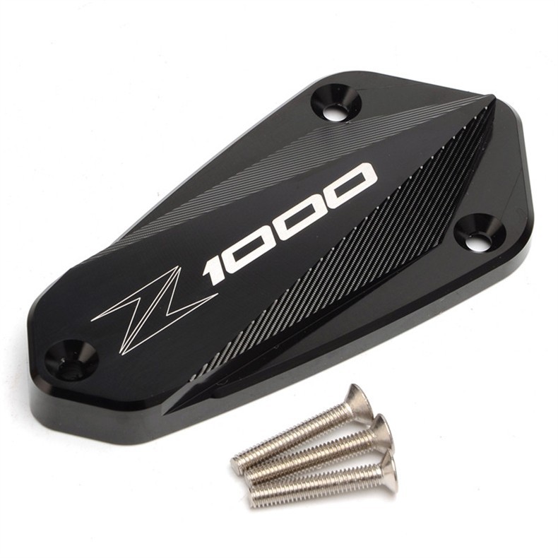 Suitable for Kawasaki Z1000 10-25 Years Aluminum Alloy Modified Right Brake Fluid Reservoir Cap, Fluid Reservoir Pump Cover Accessories