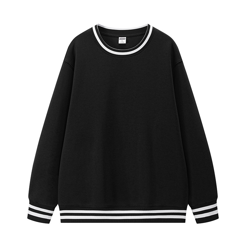 Camiseta de cuello redondo de tornillo pesado personalizada ropa corporativa de grupo camisa publicitaria ropa de trabajo de manga larga logotipo impresa