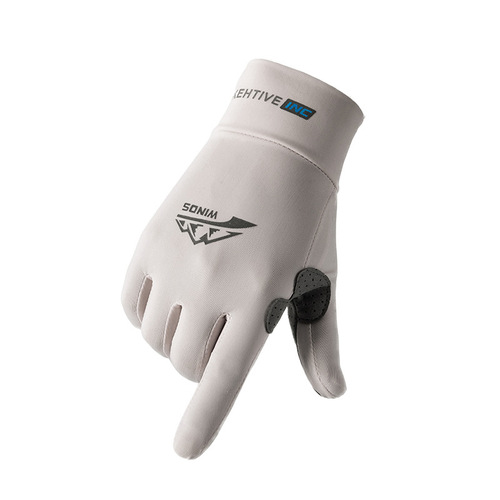 Cycling gloves for men and women, summer thin model, ice silk sunscreen UV protection breathable cycling touch screen full finger gloves