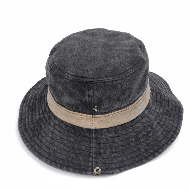 Frau Einfacher Stil Klassischer Stil Farbblock Gebogene Traufen Bucket Hat display picture 11