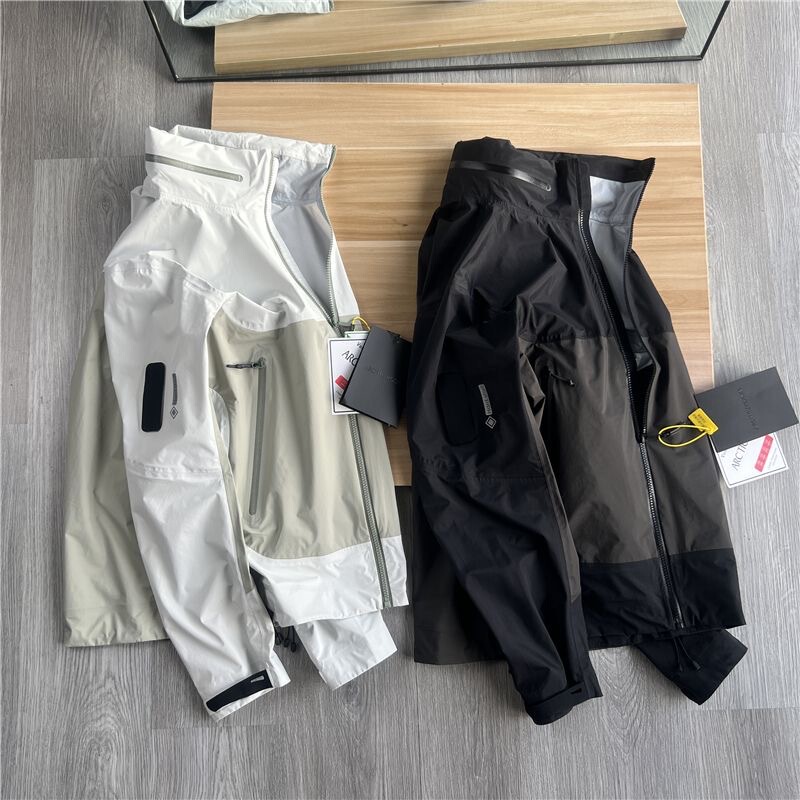 Spring and Autumn New All-weather High-end Invisible Cap Workwear Functional Men's Hard Shell Rush Jacket Hooded Jacket