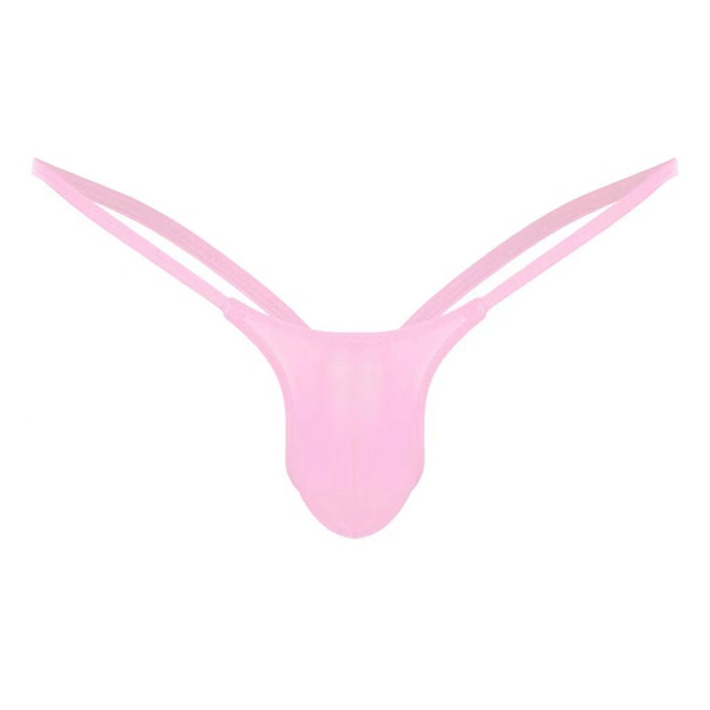 Slip a perizoma da uomo sexy e aderenti, ultra sottili, altamente trasparenti, con tasca sporgente 4D, di GS Nissan_voghion.com