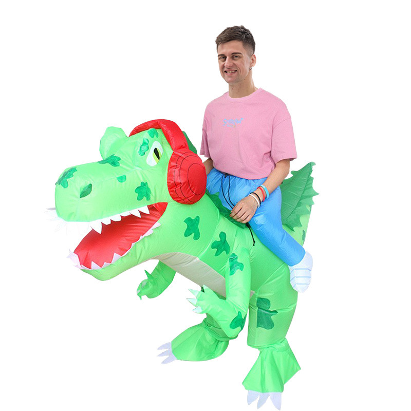 Disfraz inflable de dinosaurio personalizable Alien Shark Dress Up Halloween Espectáculo divertido Decoración de fiesta Resurrección
