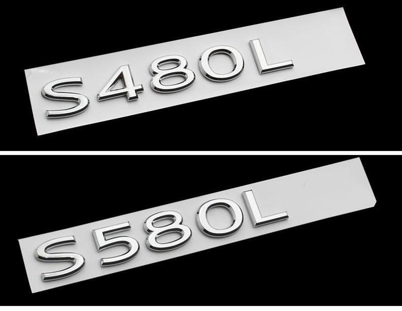 2021 Maybach rear emblem car stickers S480 S680 GLS600 480 MAYBACH rear lettering car emblem