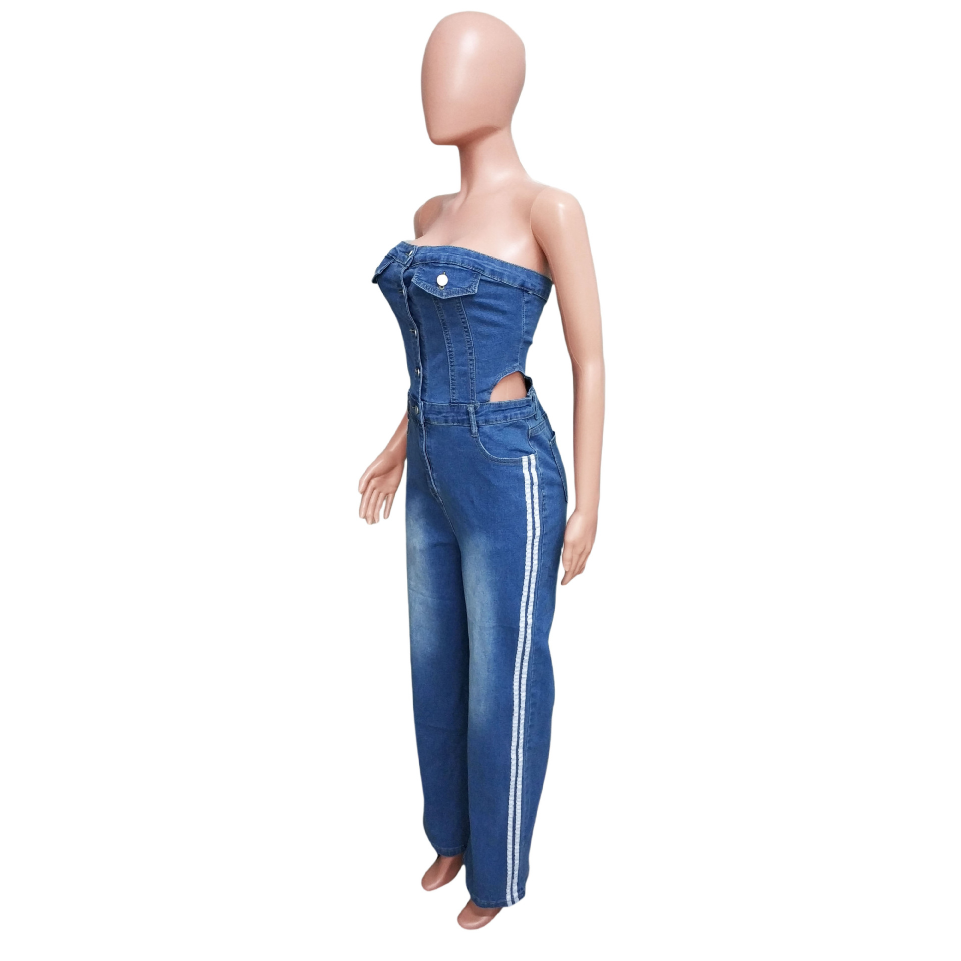 Daily Occasion Women's Daily Bodysuits Casual Solid Color Full Length Jumpsuits