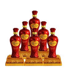 泸州喜缘52度浓香型白酒500ml*6瓶纯粮固态酿造整箱特价亚克力