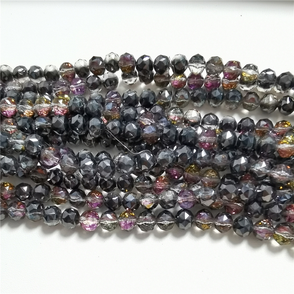 Bola de flores de 8mm Jingjing K9 cuentas sueltas de cristal 64 superficies cortadas con cuentas Accesorios de joyería hechos a mano de bricolaje Pulsera Collar lote suelto image 6