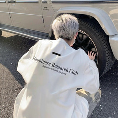 美式纯棉长袖t恤男春秋季新款白色卫衣大码内搭上衣男生打底衫潮