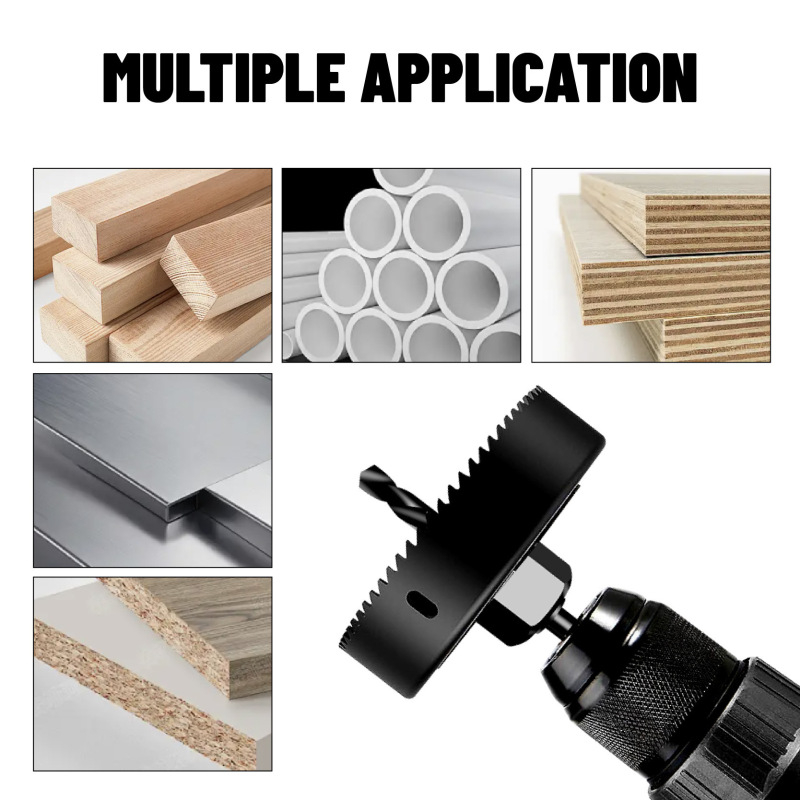 五金木工开孔器工具多功能钻头石膏板管道孔距木工工具开孔套装组|undefined