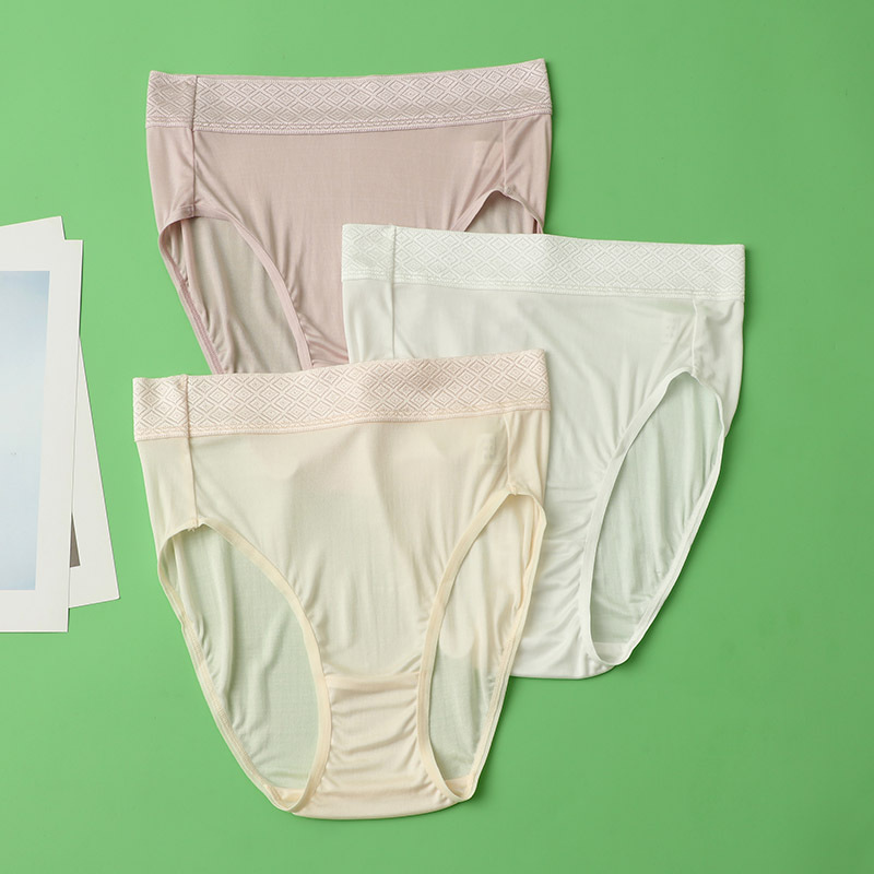 100% Silk Mulberry Silk Delicate 42 Knitted Mid-Waist Underwear Women's Triangle Shorts Underpants Thin Summer 100% Silk Mulberry Silk Delicate 42 Knitted Mid-Waist Underwear Women's Triangle Shorts Underpants Thin Summer