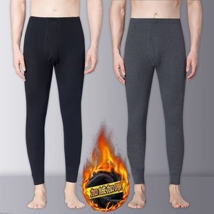 Men's velvet pants waist warm velvet pants windproof autumn pants home leggings thickened pajamas wholesale