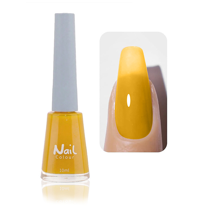 Oily non-peeling long-lasting nail polish baking-free quick-drying non-fading nude transparent nail polish wholesale