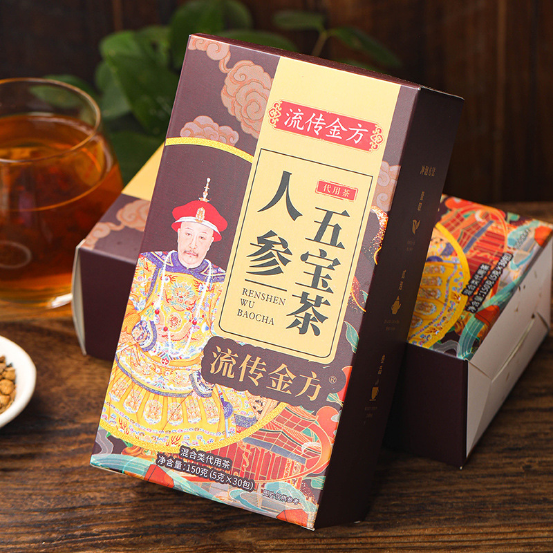Liulian Jinfang Ginseng Five Treasures Tea Ginseng Polygonatum Mulberry Wolfberry Red Date Tea Healthy Tea Bag Delivery Liulian Jinfang Ginseng Five Treasures Tea Ginseng Polygonatum Mulberry Wolfberry Red Date Tea Healthy Tea Bag Delivery