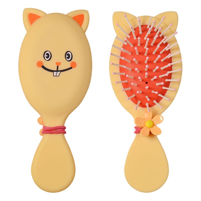 Lindo airbag cojín de aire peine portátil pequeños niños peine cuero cabelludo masaje rizado pelo modelado peine mini peine al por mayor