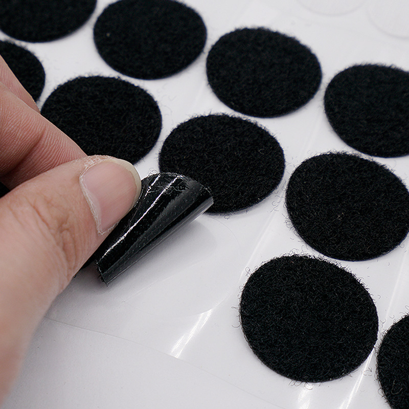 Quiet Book Velcro dot adhesivo autoadhesivo de color DIY hecho a mano niño y madre Pegatinas transparentes 1cm pequeño punto Velcro