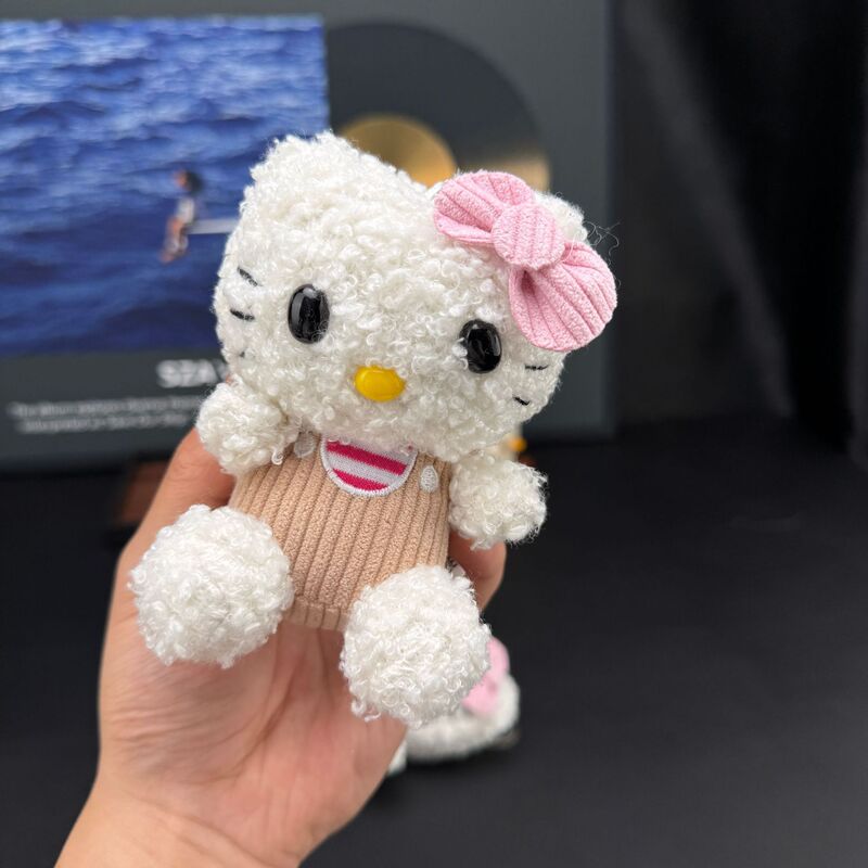 漫画水泳リングキティペンダントぬいぐるみかわいい新しいハローキティスクールバッグペンダントキーホルダー人形|undefined