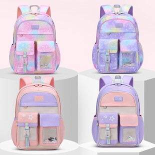 Amazon's Popular Primary School Student Schoolbag Cute Female Spine Protection Cross-Border Shoulder Water-Repellent Children's Backpack Factory Wholesale