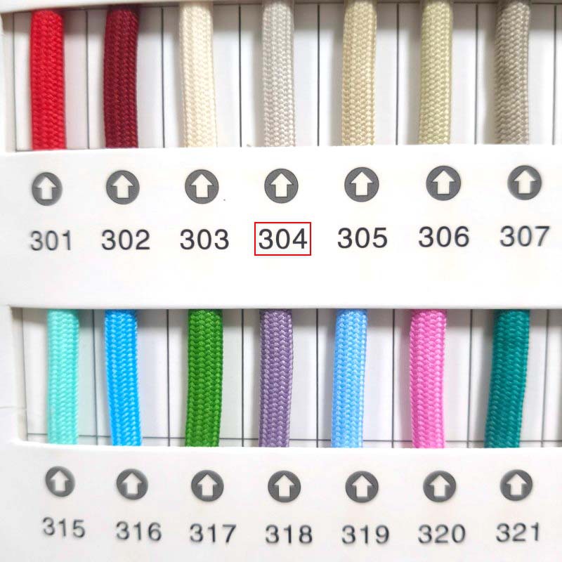 210 color 4mm color unisex cifrado cordón redondo negro y blanco cordón de zapatos casuales para zapatos blancos pequeños
