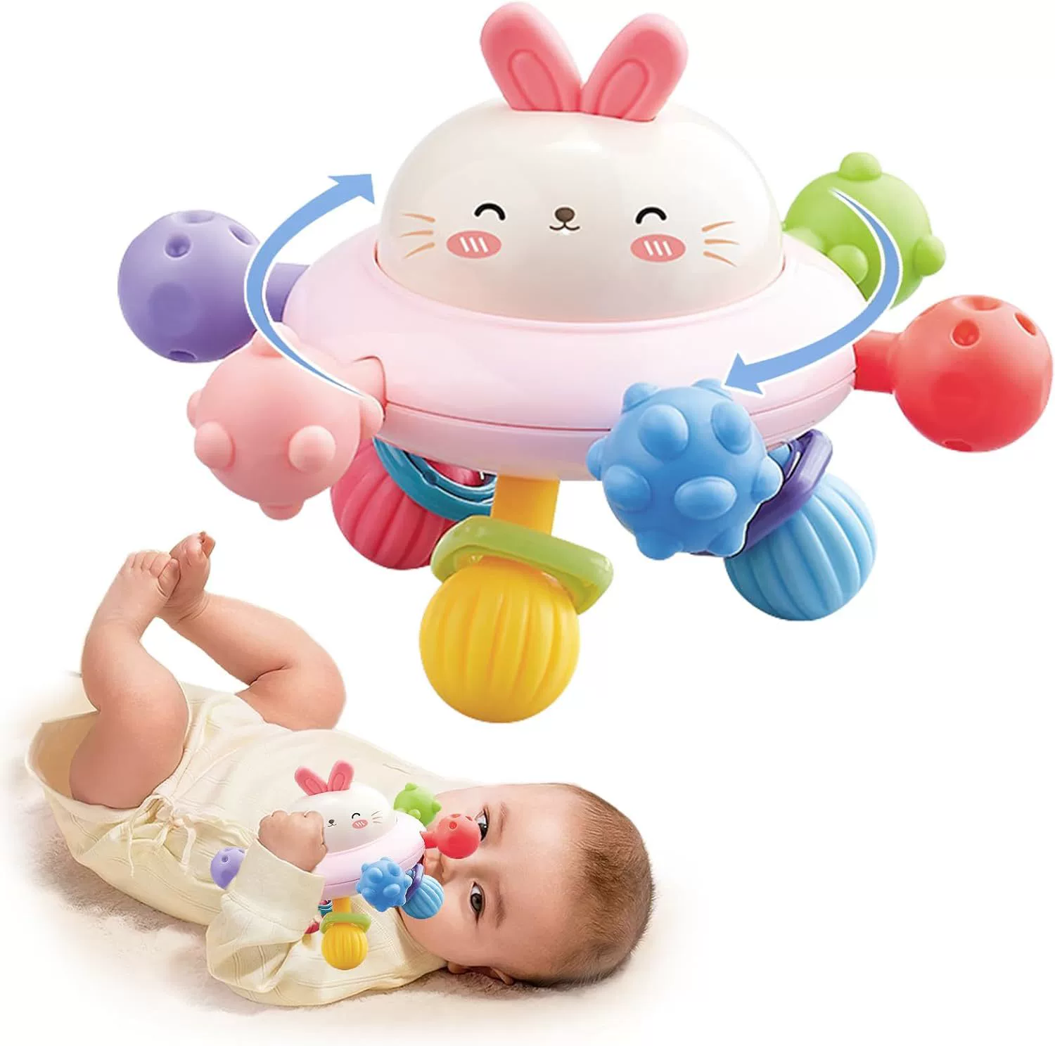 Мультяшная игрушка, для детей 6–12 месяцев, от 1 года